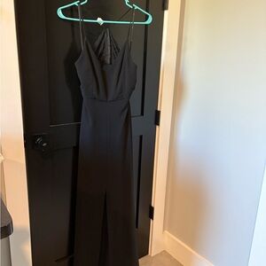 Lulus Story of a Starry Night Black Formal Dress